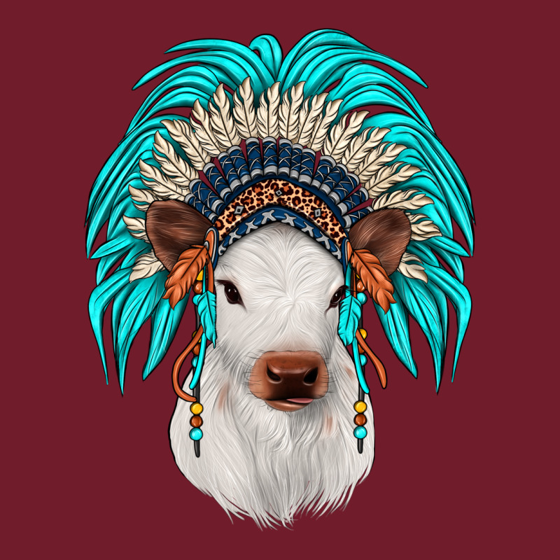 Calf Indian Headdress Zipper Hoodie by JahusDesignShop | Teevron