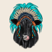 Black Angus Indian Headdress Zipper Hoodie | Teevron