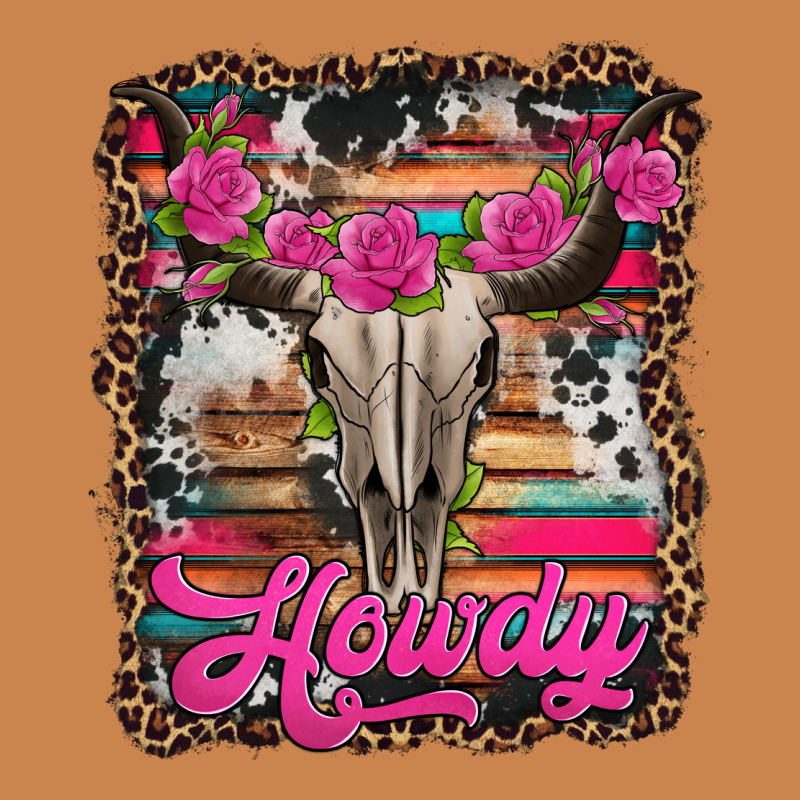 Howdy Valentine's Day Bull Skull Heavyweight Hoodie by Jasminsmagicworld | Teevron