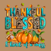 Thankful Blessed And Kind Of A Mess Vintage Hoodie | Teevron