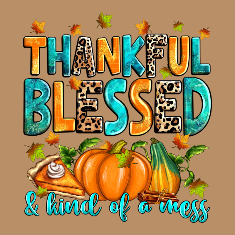 Thankful Blessed And Kind Of A Mess Vintage Hoodie by RanaPortraitStore | Teevron