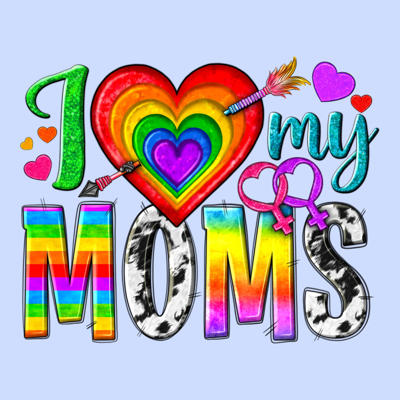 I Love My Moms Urban Heavy Tee by texasbilliewilder | Teevron