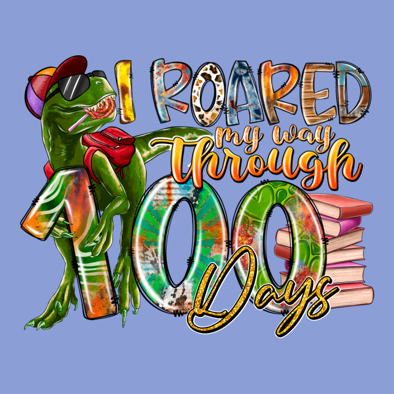 I Roared My Way Through 100 Days Long Sleeve Tee by RacoonDesign | Teevron
