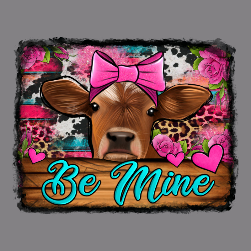 Be Mine Valentine's Day Cow Heavyweight Hoodie by Jasminsmagicworld | Teevron