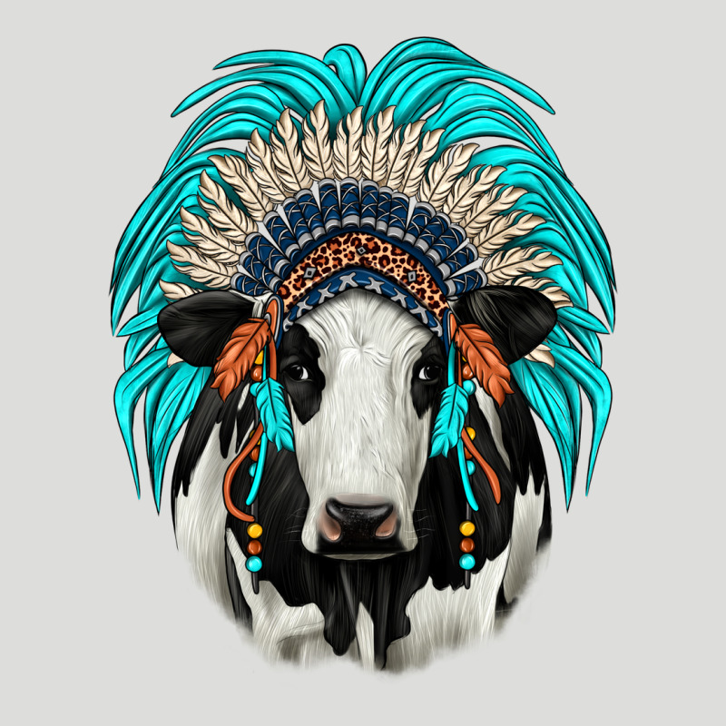 Holstein Indian Headdress Zipper Hoodie by JahusDesignShop | Teevron