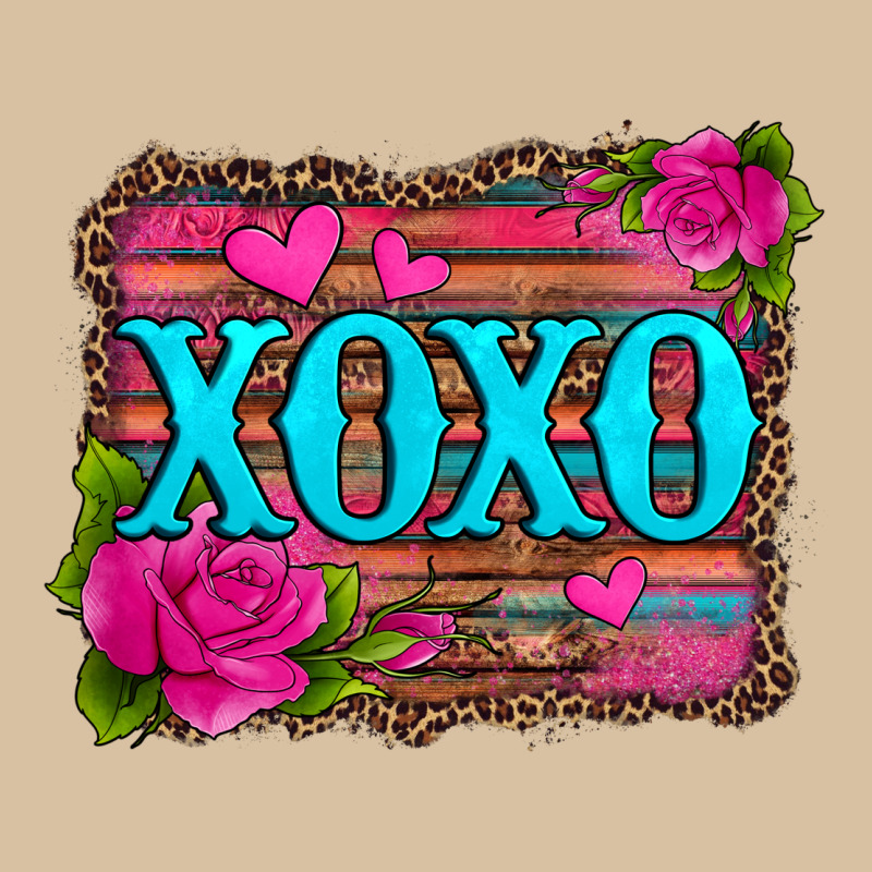 Xoxo Valentine's Day Pink Roses And Hearts Heavyweight Hoodie by Jasminsmagicworld | Teevron