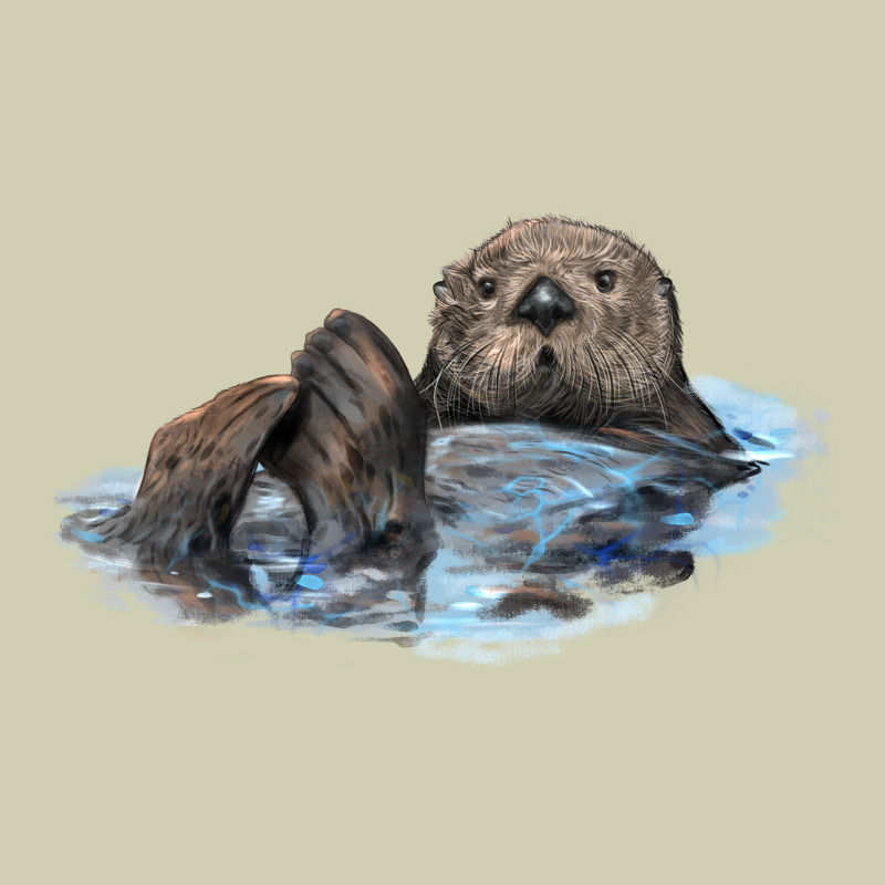 California Sea Otter Heavy Core Tee by LillyAllenDesigns | Teevron