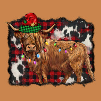 Christmas Highland Cow Heavyweight Hoodie | Teevron