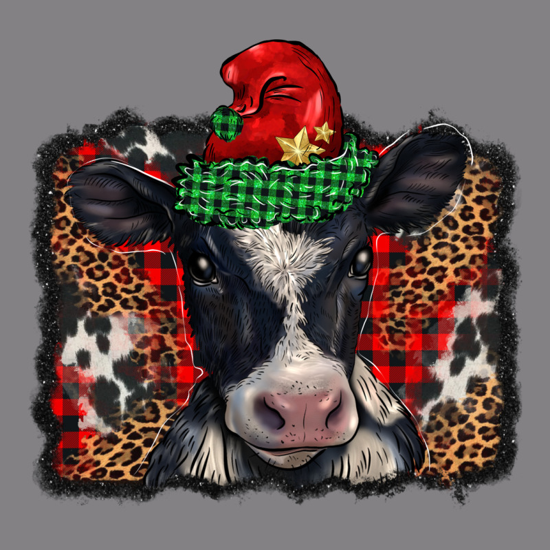 Christmas Black And White Baby Cow Heavyweight Hoodie by BarkalooDesign | Teevron