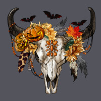 Halloween Bull Skull Vintage Hoodie | Teevron