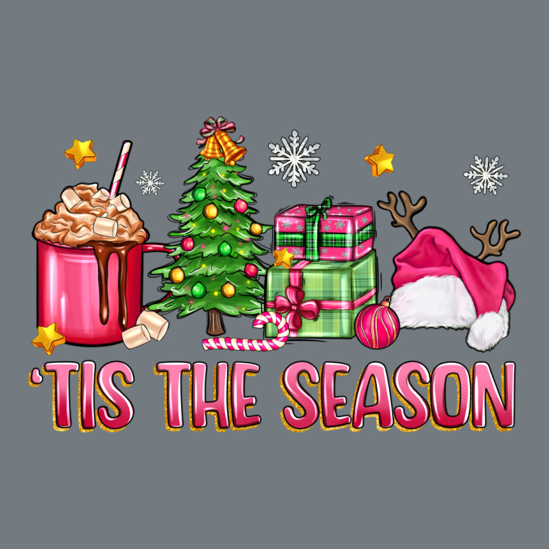 'tis The Season Pink Christmas Heavyweight Sweatshirt by Zillion Design Studio | Teevron