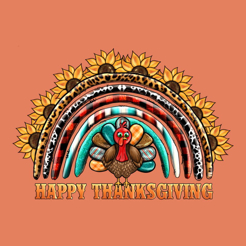 Happy Thanksgiving Rainbow Classic Tee by BarkalooDesign | Teevron