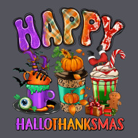 Happy Hallothanksmas Coffee Cups Vintage Hoodie | Teevron
