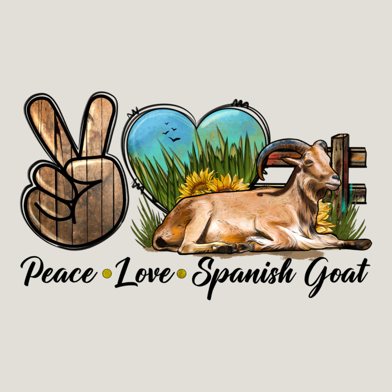 Peace Love Spanish Goat Heavy Core Tee by LillyAllenDesigns | Teevron