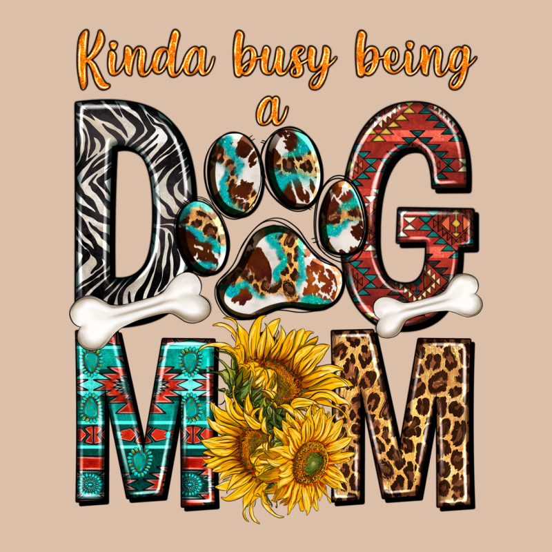 Kinda Busy Being A Dog Mom Urban Heavy Tee by texasbilliewilder | Teevron