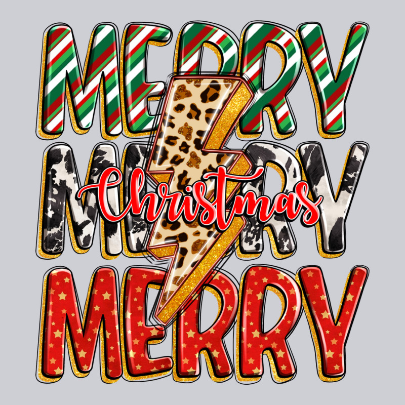 Merry Christmas Lightning Bolt Heavyweight Sweatshirt by Zillion Design Studio | Teevron