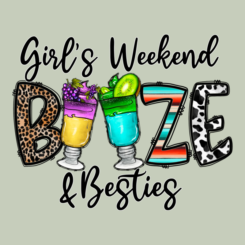 Girl's Weekend Booze & Besties Long Sleeve Tee by CowhideDigitalArt | Teevron