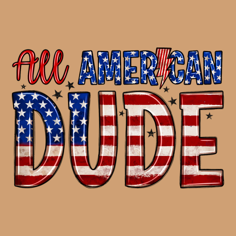 All American Dude Vintage Tee by Zillion Design Studio | Teevron