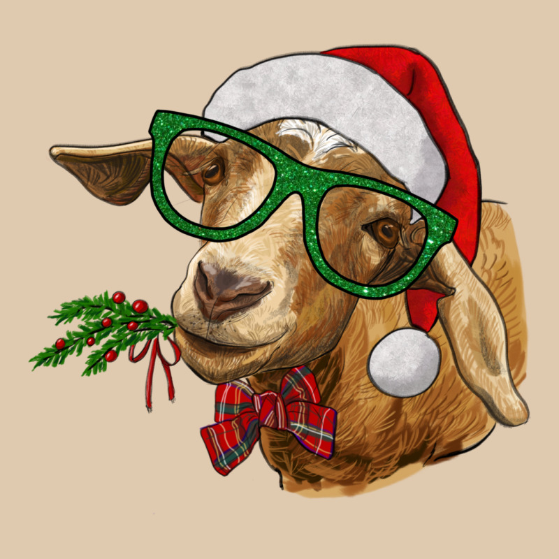 Christmas Glasses Goat Heavyweight Sweatshirt by RanaPortraitStore | Teevron