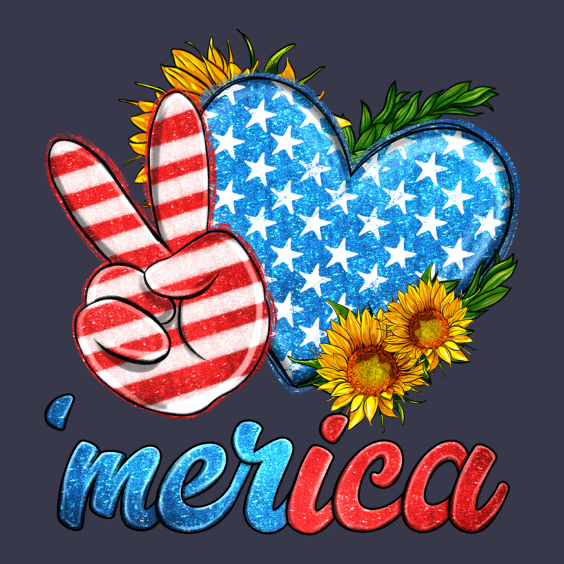 America With Heart Long Sleeve Tee by HRA Design Shop | Teevron