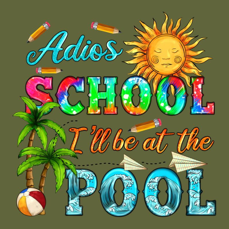 Adios School I Ll Be At The Pool Classic Tee by HRA Design Shop | Teevron