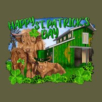Happy St. Patrick's Day Cattle And Calfs Vintage Tee | Teevron