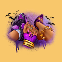 Halloween Sneaker And Heel Afro Woman Vintage Hoodie | Teevron