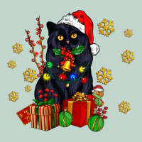 Black Cat Meowy Christmas Zipper Hoodie | Teevron