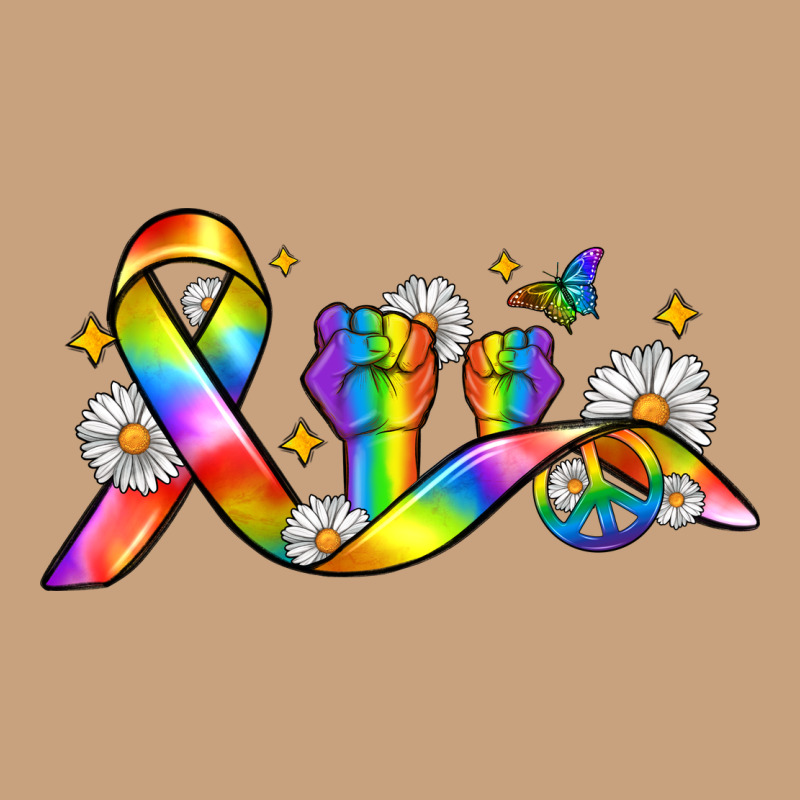 Pride Ribbon Vintage Tee by Zillion Design Studio | Teevron