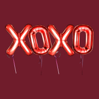 Valentine's Day Xoxo Balloon Zipper Hoodie | Teevron