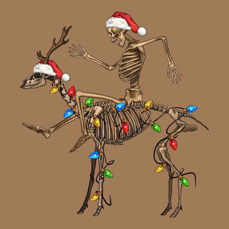 Skeleton Deer Santa Classic Tee by FaDigitalArtStudio | Teevron