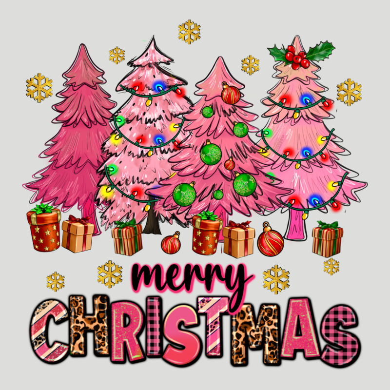 Pink Christmas Trees Zipper Hoodie by AdoDesignShop | Teevron