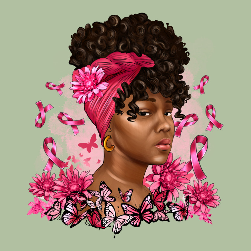 Breast Cancer Afro Woman Urban Hoodie by Artiststas | Teevron