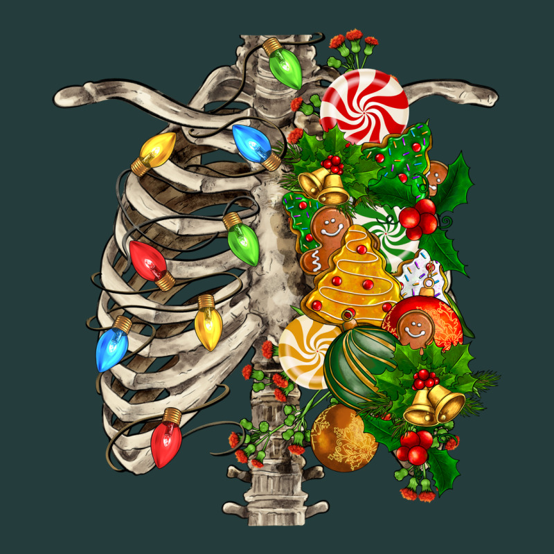 Skeleton Chest Christmas Classic Tee by FaDigitalArtStudio | Teevron