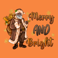 Merry And Bright Black Santa Premium Sweatshirt | Teevron