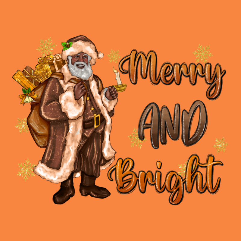 Merry And Bright Black Santa Premium Sweatshirt by MaliasSmallBusiness | Teevron