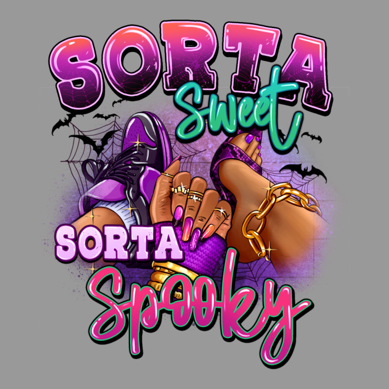 Sorta Sweet Sorta Spooky Sneaker And Heel Afro Wom Vintage Hoodie by RanaPortraitStore | Teevron