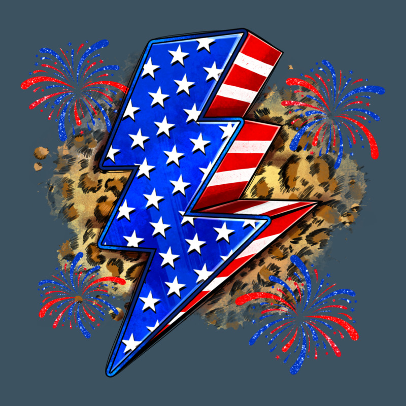 American Lightning Bolt Urban Heavy Tee by Zillion Design Studio | Teevron