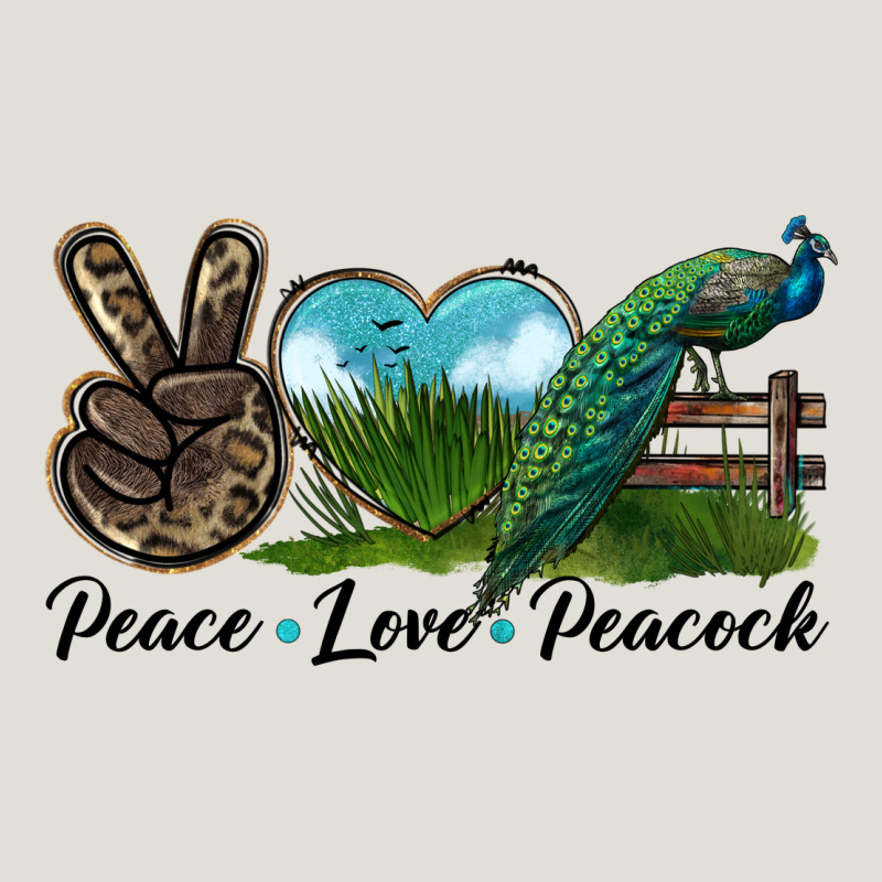 Peace Love Peacock Heavy Core Tee by LillyAllenDesigns | Teevron