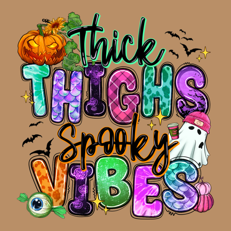 Thick Thighs Spooky Vibes Vintage Hoodie by RanaPortraitStore | Teevron