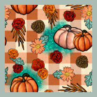 Floral Pumpkins Seamless Pattern Classic Tee | Teevron