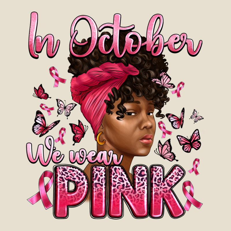 In October We Wear Pink With Afro Woman Urban Hoodie by Artiststas | Teevron