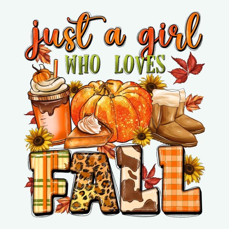 Just A Girl Who Loves Fall Premium Hoodie by MaliasSmallBusiness | Teevron