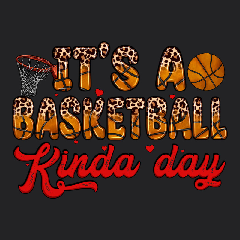 It S A Basketball Kinda Day Vintage Tee by Zillion Design Studio | Teevron