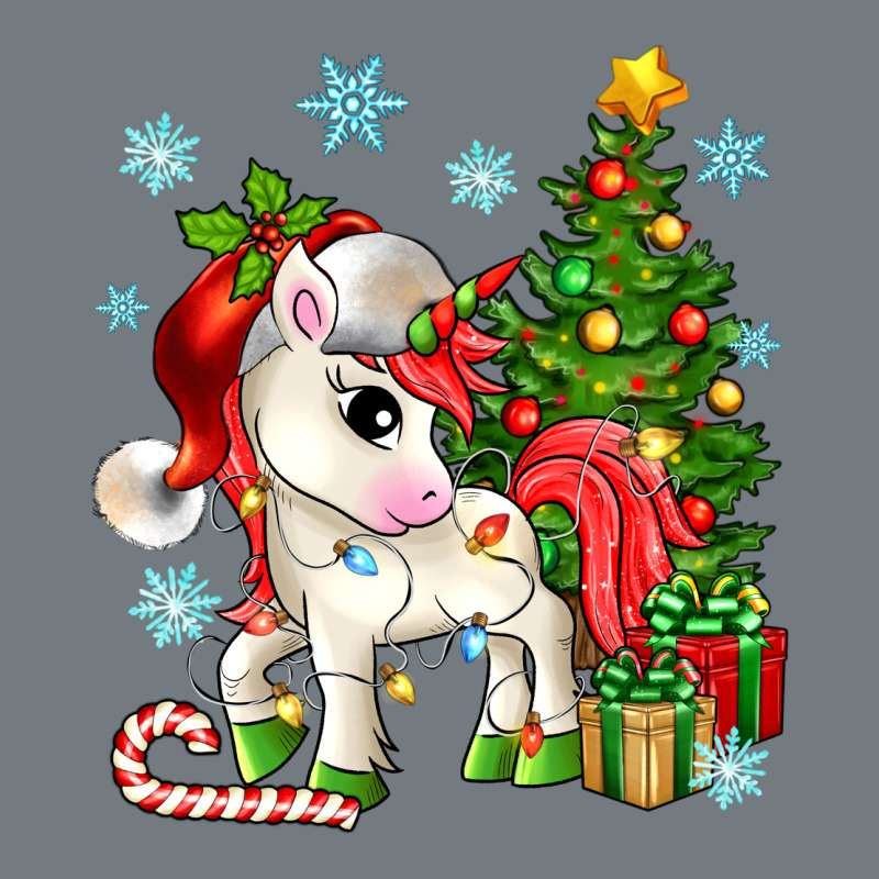 Christmas Unicorn Heavyweight Sweatshirt by Zillion Design Studio | Teevron