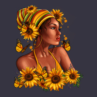 Afro American Woman Sunflowers Vintage Hoodie | Teevron