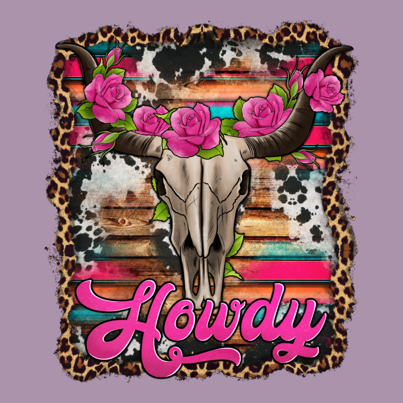 Howdy Valentine's Day Bull Skull Heavyweight Hoodie by Jasminsmagicworld | Teevron