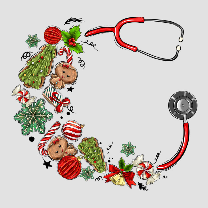 Custom Name Christmas Stethoscope Premium Hoodie by MaliasSmallBusiness | Teevron
