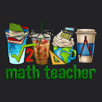 Math Teacher Coffee Cups Vintage Tee | Teevron