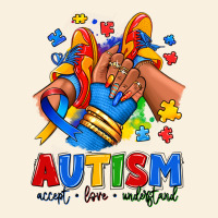 Autism Accept Love Understand Afro Girl Sneakers Vintage Hoodie | Teevron